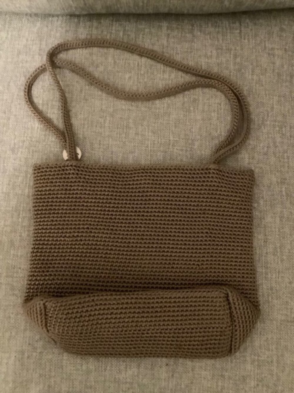 PRICE DROP!!! The Sak Crochet Neutral Beige Shoulder Bag - Picture 2 of 9